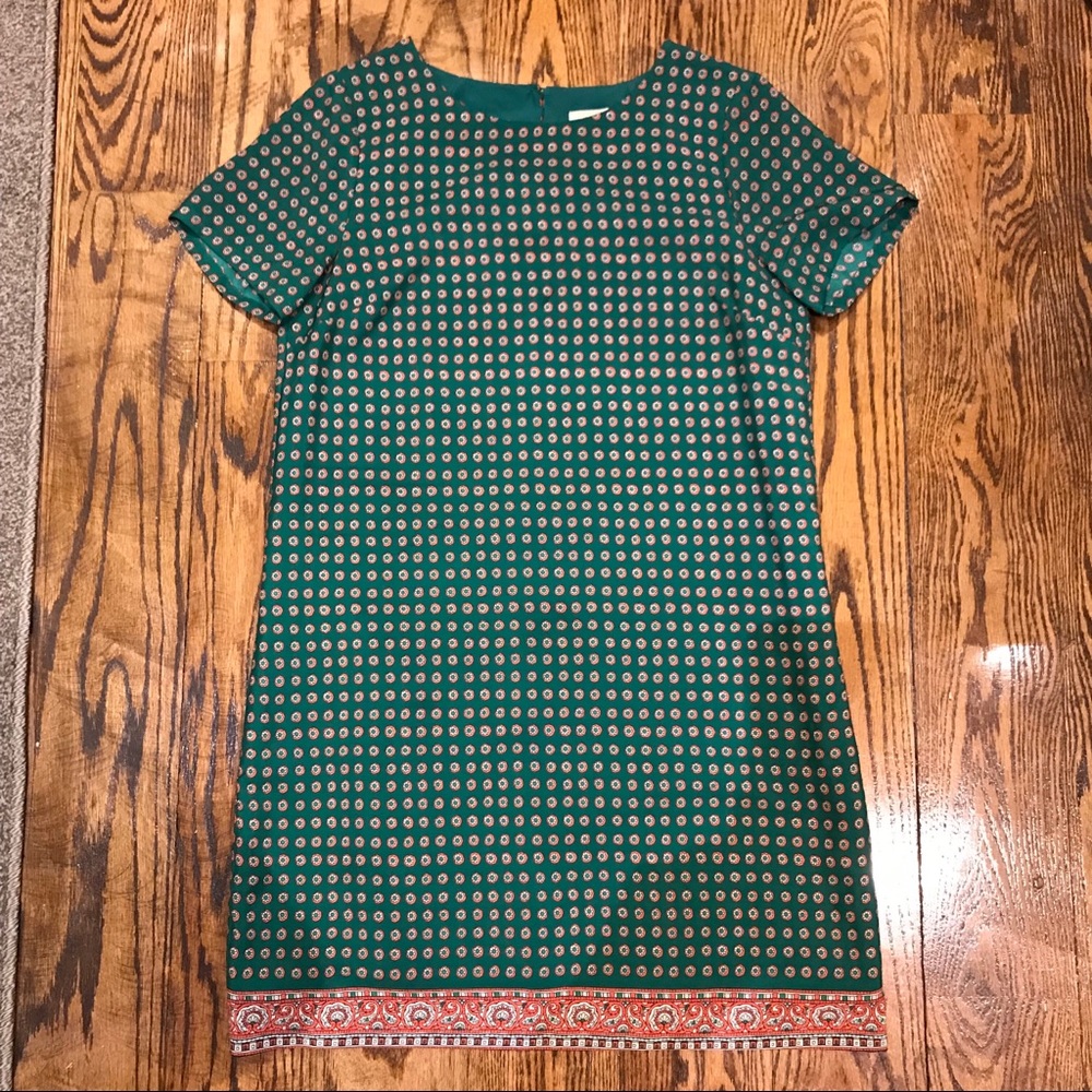 J Crew Patterned Dress 8